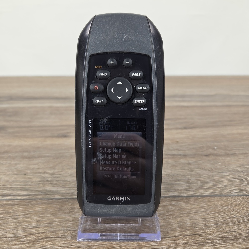 Garmin GPSMAP 78S Marine GPS Navigator Tested Working
